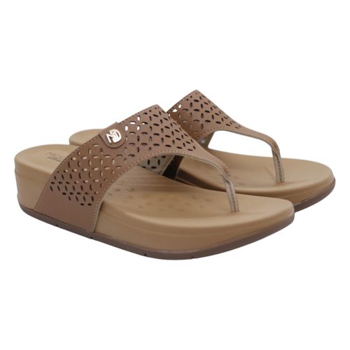 Tamanco Anabela Modare 7207.104 Camel