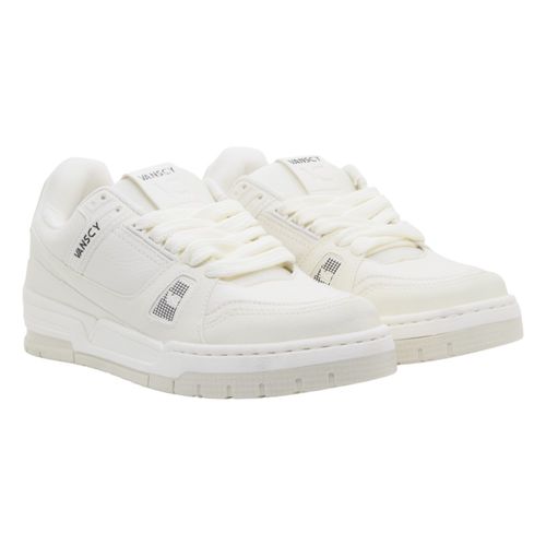 Tênis Vanscy Hawk Skate V3855 Marfim