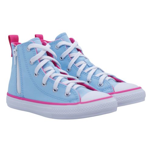 Tênis All Star Chuck Taylor Inf. Cano Alto Azul Claro
