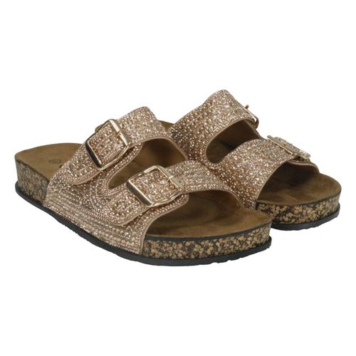 Tamanco Rasteira By Rio 1891.8A Champanhe