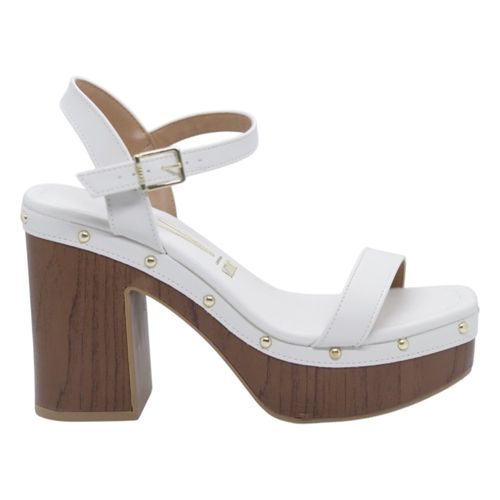 Sandalia Salto Vizzano 6541.200 Branco