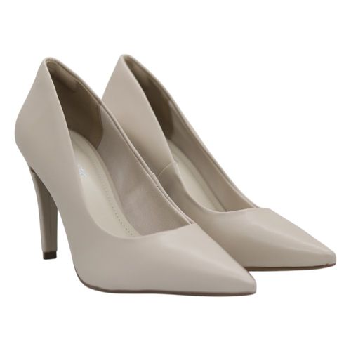 Scarpin Salto Fino Via Marte 045-001 Branco
