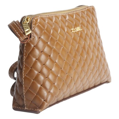 Bolsa Classe Couro 2136 Tramado Nocciola
