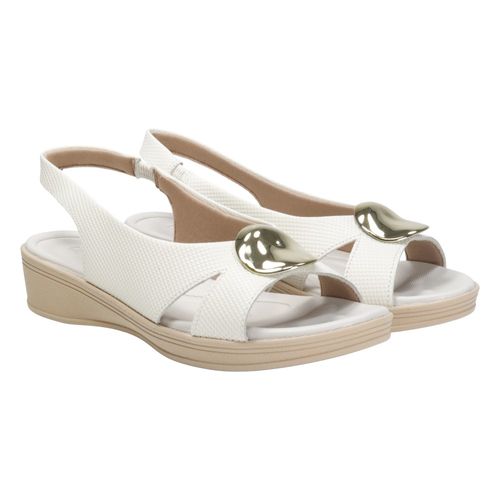 Sandália Anabele Usaflex UD04010 Marfim
