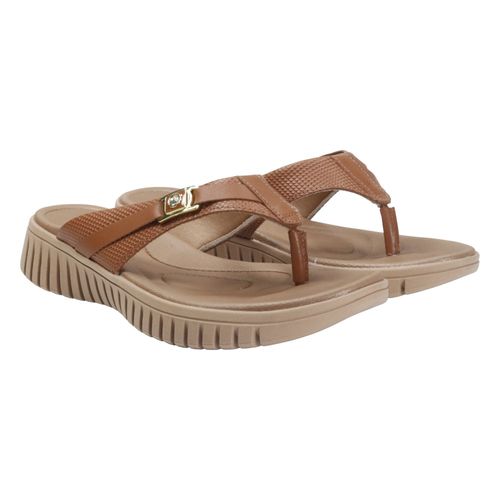 Tamanco Rasteira Usaflex UD11001 Marrom