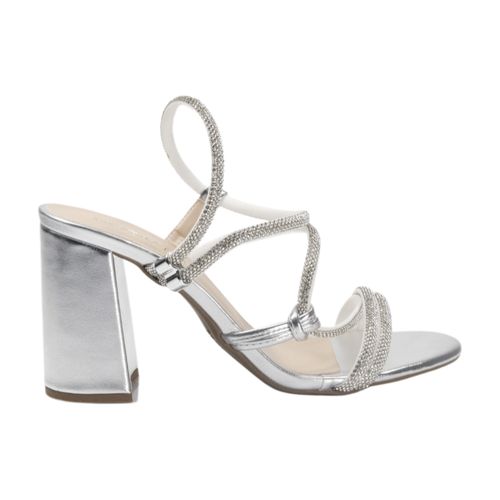 Sandália Salto Alto Le Veratti 209.837 Prata