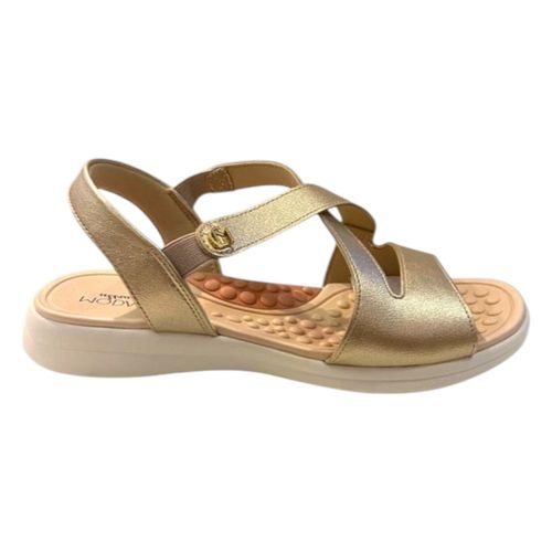 Sandália Rasteira Modare 7174.121 Metalizado Dourado