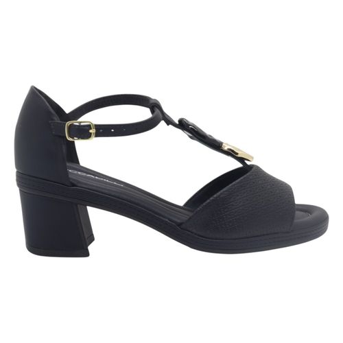 Sandália Salto Bloco Piccadilly 566078 Preto