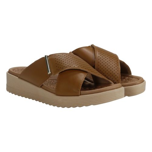 Tamanco Rasteira Usaflex MA10003 Castanho