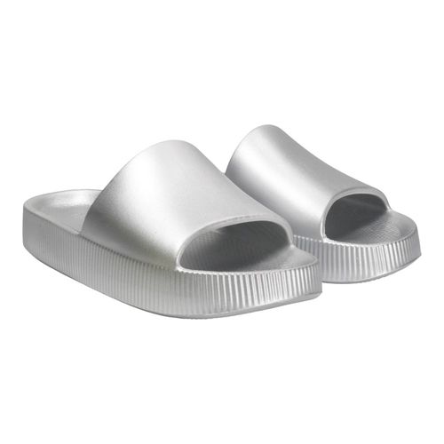 Tamanco Poofy Usaflex AG05002 Prata