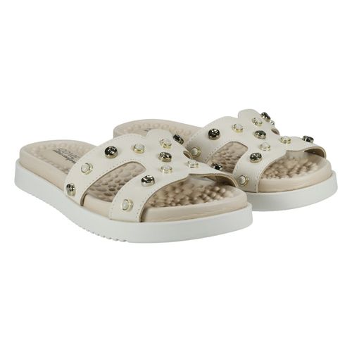 Tamanco Rasteira Modare 7178.125 Creme