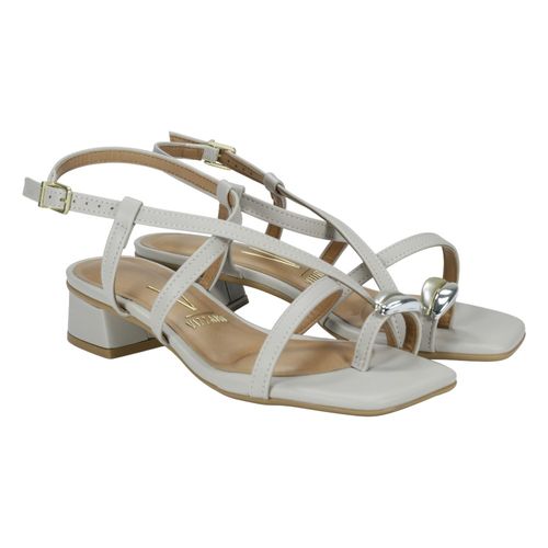 Sandália Salto Vizzano 6454.123 Cinza