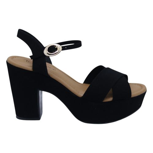 Sandália Salto Bloco Bebecê T5118-162 Preto