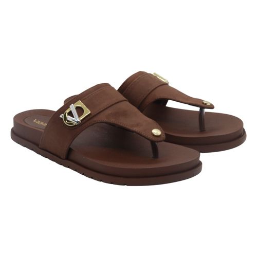 Tamanco Rasteira Via Marte 174-021 Marrom