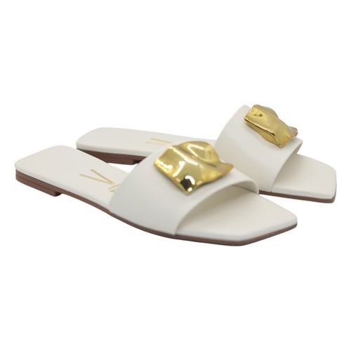 Tamanco Rasteira Vizzano 6553.100 Branco