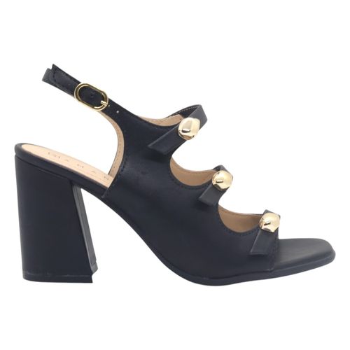 Sandália Salto Bloco Ramarim 2541205 Preto