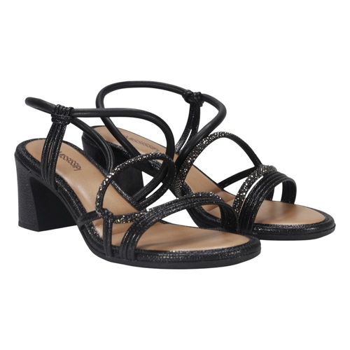 Sandália Salto Mississipi MC415 Preto