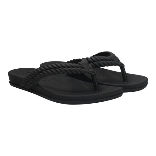 Tamanco Poofy Usaflex AO33001 Preto