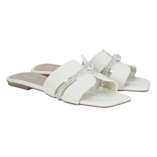 Tamanco Rasteira Ana Julia 2040 Branco