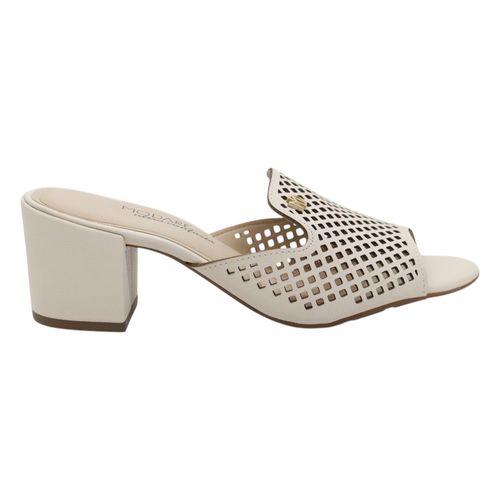 Tamanco Salto Bloco Modare 7109.475 Creme