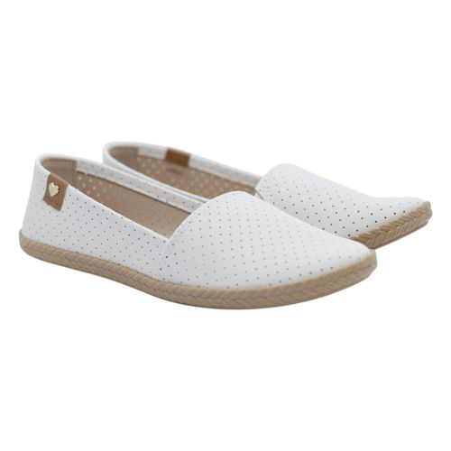 Sapatilha Moleca 5287.210 Nobuck Branco