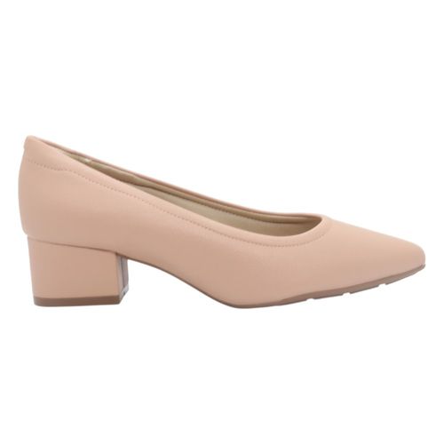 Scarpin Salto Bloco Modare 7340.123 Nude