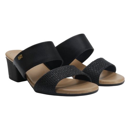 Tamanco Salto Usaflex AE3201 Preto