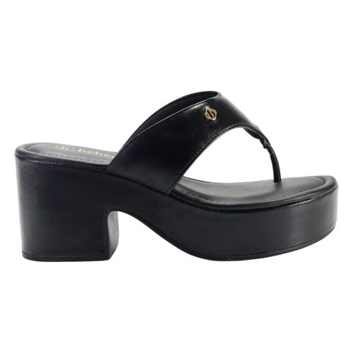 Tamanco Salto Bloco Bebecê T4061-021 Preto