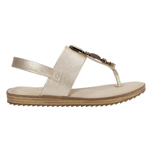 Sandália Rasteira Modare 7141.120 Metalizado Dourado