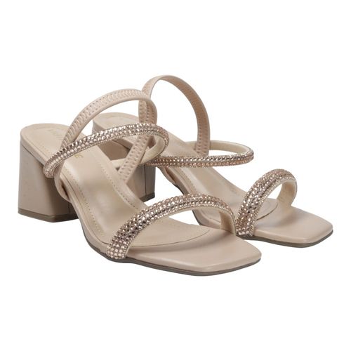 Sandália Salto Via Marte 264-017 Nude