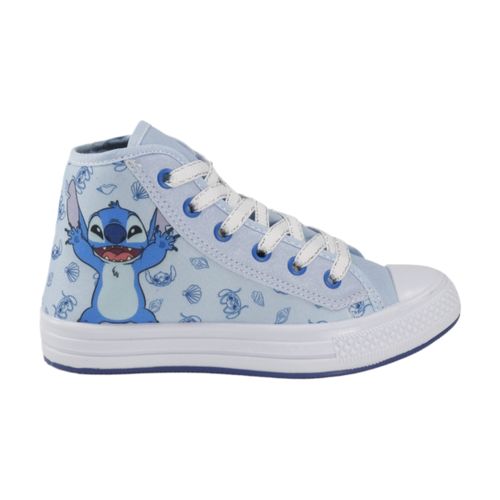 Tênis Danguinho Stitch Cano Alto DST01WI Azul