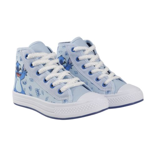 Tênis Danguinho Stitch Cano Alto DST01WI Azul