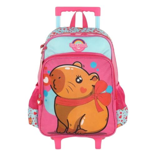 Mochila Maxlog Be Capy Com Rodinhas IC42112UP Pink