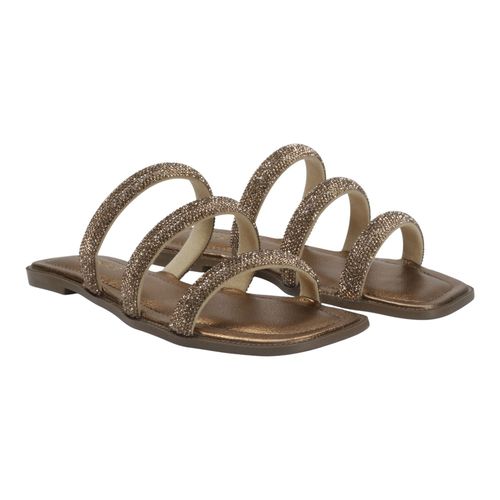 Tamanco Rasteira Via Marte 291-005 Cobre