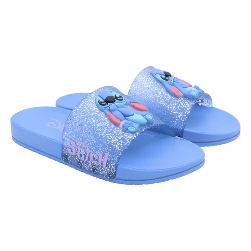 Chinelo Slide Grendene Kids Stitch 22994 Azul 2
