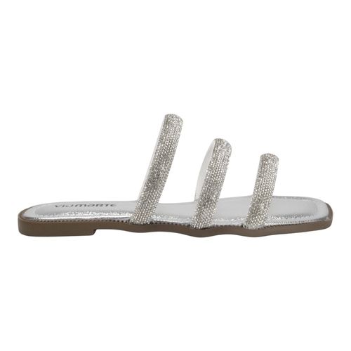 Tamanco Rasteira Via Marte 291-005 Prata