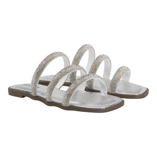 Tamanco Rasteira Via Marte 291-005 Prata