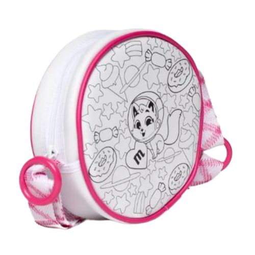 Bolsa Molekinha Para Colorir 20072.1 Branco