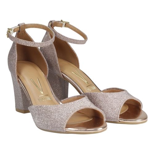 Sandália Salto Vizzano 6262.406 GLITER Ouro