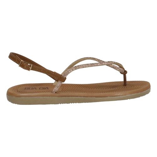 Sandália Rasteira Sua Cia 8346.16167 Marrom