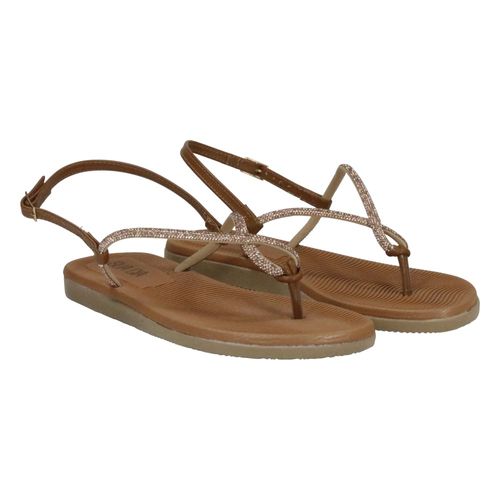 Sandália Rasteira Sua Cia 8346.16167 Marrom