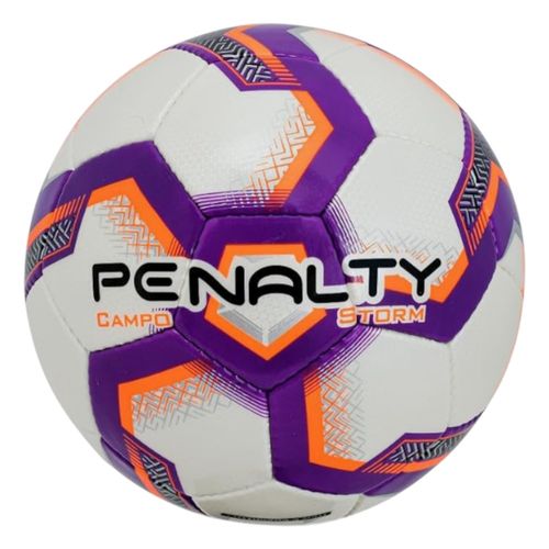 Bola Futebol Campo Penalty Storm 511339 Branco/Laranja