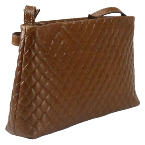 Bolsa Classe Couro 3436 TRAMADO Nocciola