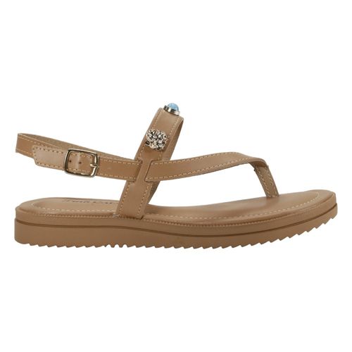 Sandália Rasteira Pink Cats V5601 Marrom