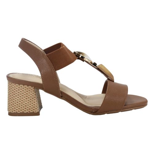 Sandália Salto Bloco Modare 7172.113 Avelã