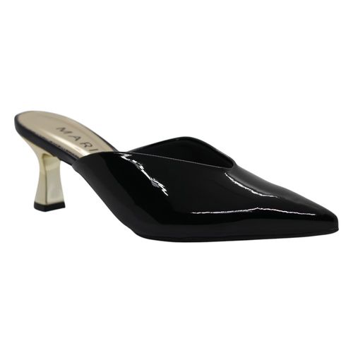 Tamanco Mule Salto Mariotta 20821-04 Preto