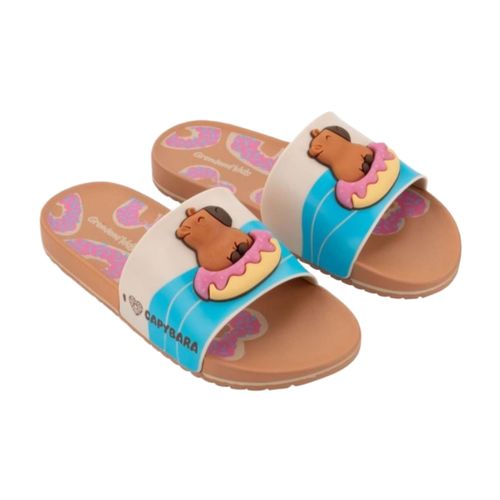 Chinelo Grendene Kids Capivara 23454 Marrom