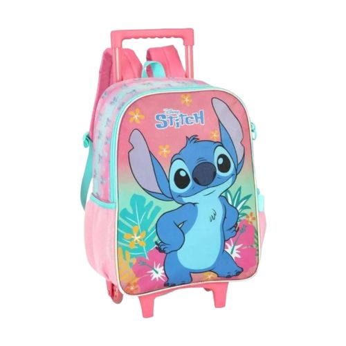 Mochila Maxlog de Rodinhas Stitch IC42382SC Rosa