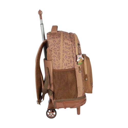 Mochila Maxlog Com Rodinhas MC49652UP Marrom/Marrom