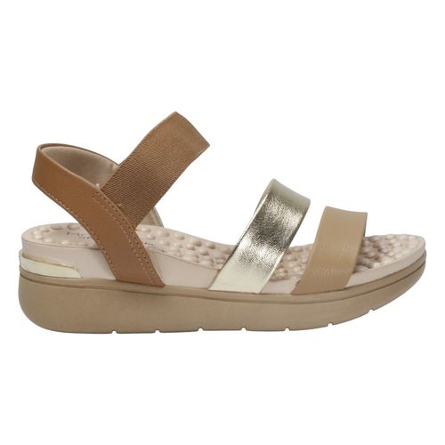 Sandália Modare Anabela 7151.119 Dourado/Castanho